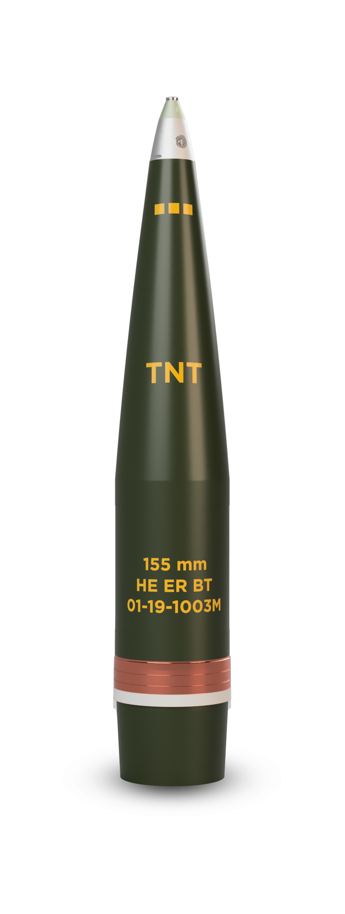 155 mm HE ER-BT (OFd MKM) modernizovaná